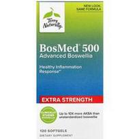 Terry Naturally, Ypač stiprus BosMed® 500, pažangiosios bosvelijos, 500 mg, 120 minkštųjų kapsulių