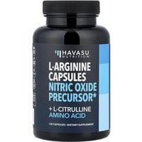 Havasu Nutrition, L-argininas + L-citrulino aminorūgštis, 120 kapsulių