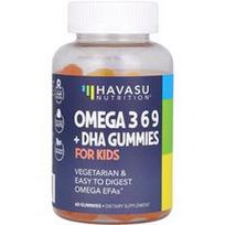 Havasu Nutrition, Omega 3 6 9 + DHA Gummies for Kids , 60 Gummies