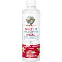 MaryRuth's, Moteriškas 40+ multivitaminas su hormonine parama, vanilinis persikas, 15.22 fl oz (450 ml)