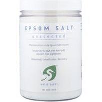 White Egret, Epsom druska, bekvapė, 30 uncijų (850 g)