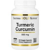 California Gold Nutrition, Ciberžolės kurkuminas, 500 mg, 120 daržovių kapsulių