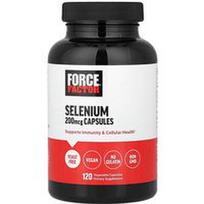 Force Factor, Selenas, 200 mcg, 120 augalinių kapsulių