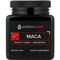 Youtheory, Men®, Maca, 120 daržovių kapsulių (500 mg vienoje kapsulėje)