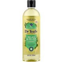 Dr. Teal's, Vonios ir kūno aliejus, atpalaiduojantis ir raminantis, eukaliptas ir šaltmėtė, 260 ml
