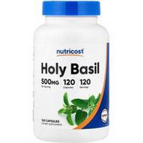 Nutricost, Šventasis bazilikas, 500 mg, 120 kapsulių