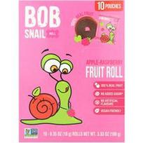 Bob Snail, Vaisių suktinukas, obuolių ir aviečių, 10 pakelių po 10 g (0,35 uncijos)