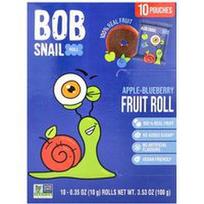 Bob Snail, Vaisių suktinukas, obuolių ir mėlynių, 10 pakelių po 10 g (0,35 uncijos)