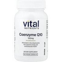Vital Nutrients, Kofermentas Q10, 100 mg, 60 veganiškų kapsulių