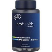 ProHealth Longevity, „Brain-Mag Pro“, magnio L-treonatas, 90 kapsulių (48 mg vienoje kapsulėje)