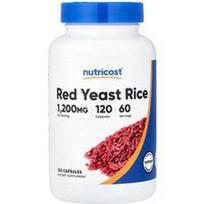 Nutricost, Raudonųjų mielių ryžiai, 120 kapsulių (600 mg vienoje kapsulėje)