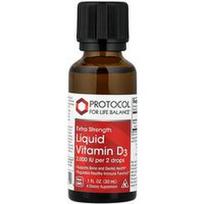 Protocol for Life Balance, Skystas vitaminas D3, 1 fl uncija (30 ml)