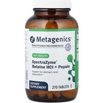 Metagenics, „SpectraZyme®“ betaino HCl + pepsinas, 270 tablečių