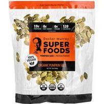 Dr. Murray's, Super Foods, ekologiški moliūgų sėklų baltymų milteliai, 2 svarai (908 g)
