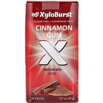 Xyloburst, Ksilitolio kramtomoji guma su cinamonu, 24 gabalėliai, 36 g