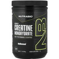 NutraBio, Našumas, mikronizuotas kreatino monohidratas, 500 g