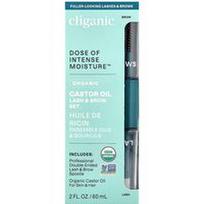 Cliganic, „Dose of Intense Moisture™“ ekologiškas ricinos aliejus blakstienoms ir antakiams, 60 ml