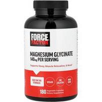 Force Factor, Magnio glicinatas, 180 augalinių kapsulių (70 mg vienoje kapsulėje)