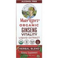 MaryRuth's, Organinis ženšenio gyvybingumo skystasis ekstraktas, be alkoholio, 30 ml
