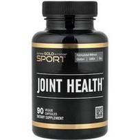 California Gold Nutrition, Sportas, sąnarių sveikata su MSM, gliukozamino HCL, chondroitino sulfatu, ciberžole ir bosvelija, 90 daržovių kapsulių