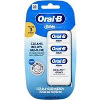 Oral-B, „Glide“, „Pro-Health“, originalus dantų siūlas, beskonis, 3 vnt. pakuotė