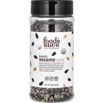 Foods Alive, Organinis sezamų sėklų purtymo indelis „Tuxedo“, 227 g