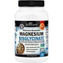 BioSchwartz, Maksimalios absorbcijos magnio bisglicinatas, 360 vegetariškų kapsulių (24 mg vienoje kapsulėje)