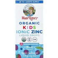 MaryRuth's, Ekologiški vaikiški joniniai cinko lašai, 4-13 metų, uogų, 2 fl oz (60 ml)