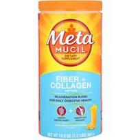Metamucil, Pluoštas + kolageno peptidai, Ultra Smooth Orange, 19.9 oz (564 g)