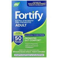 Nature's Way, Fortify®, prebiotikas ir probiotikas, suaugusiesiems, 30 pailginto atpalaidavimo kapsulių