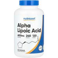 Nutricost, Alfa lipoinė rūgštis, 240 kapsulių (300 mg vienoje kapsulėje)