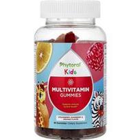 Phytoral, Vaikams, multivitaminų guminukai, braškių, aviečių ir apelsinų, 90 guminukų