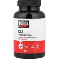 Force Factor, CLA, 1000 mg, 90 minkštųjų kapsulių