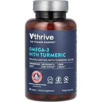 Vthrive, Omega-3 su ciberžole, 60 minkštųjų kapsulių