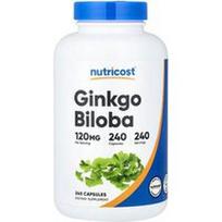 Nutricost, Ginkmedis, 120 mg, 240 kapsulių