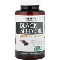 Healths Harmony, Juodųjų kmynų aliejus, 180 kapsulių (500 mg vienoje kapsulėje)