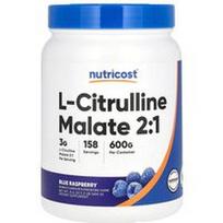 Nutricost, L-citrulino malatas 2:1, mėlynųjų aviečių, 600 g