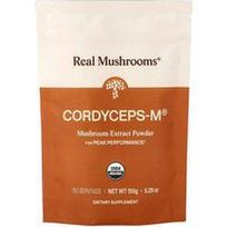 Real Mushrooms, Cordyceps-M®, ekologiški grybų ekstrakto milteliai, 150 g