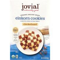 Jovial, Ekologiški Einkorn sausainiai, šaškių lenta, 8.8 oz (250 g)