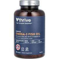 Vthrive, Aukščiausios kokybės omega-3 žuvų taukai, 120 minkštųjų kapsulių