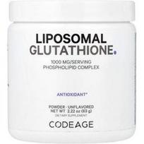 Codeage, Liposominiai glutationo milteliai, be skonio, 63 g