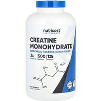 Nutricost, „Performance“, kreatino monohidratas, 500 kapsulių (0,75 g vienoje kapsulėje)