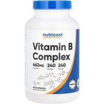 Nutricost, Vitamino B kompleksas, 462 mg, 240 kapsulių