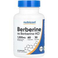 Nutricost, Berberinas, 60 kapsulių (600 mg vienoje kapsulėje)