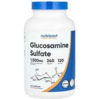 Nutricost, Gliukozamino sulfatas, 240 kapsulių (750 mg vienoje kapsulėje)