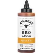 KINDER'S, BBQ padažas, aštrus su medumi, 439 g
