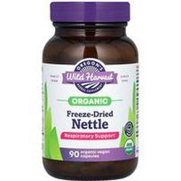Oregon's Wild Harvest, Organinės liofilizuotos dilgėlės, 90 organinių veganiškų kapsulių (300 mg vienoje kapsulėje)