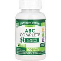 Nature's Truth, ABC Complete multivitaminai, 100 dengtų kapsulių