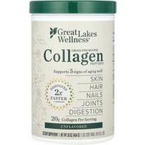 Great Lakes Wellness, Žole šeriami galvijų kolageno peptidai, be skonio, 16 uncijų (454 g)