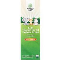 Nature's Craft, Vaikams skirti organiniai vitamino D3 + K2 lašai, 60 ml